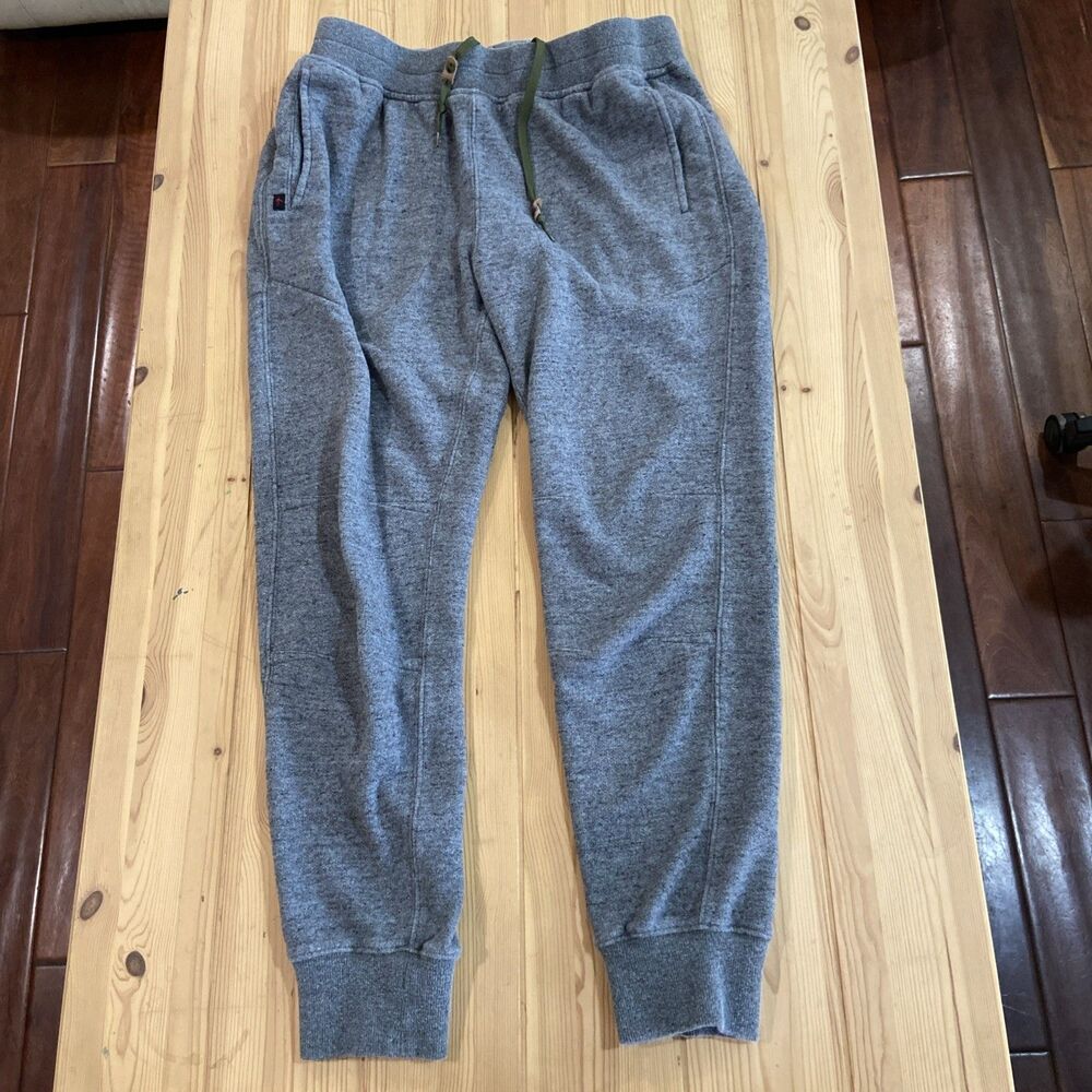Relwen Pants Mens Medium Gray Sweatpants Joggers Gym Activewear Cotton